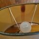 Vintage 50s bedside lamp in green ceramic