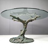 Vintage sculptural tree dining table, 1970s