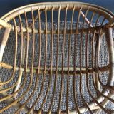 Pair of armchairs rattan year 60