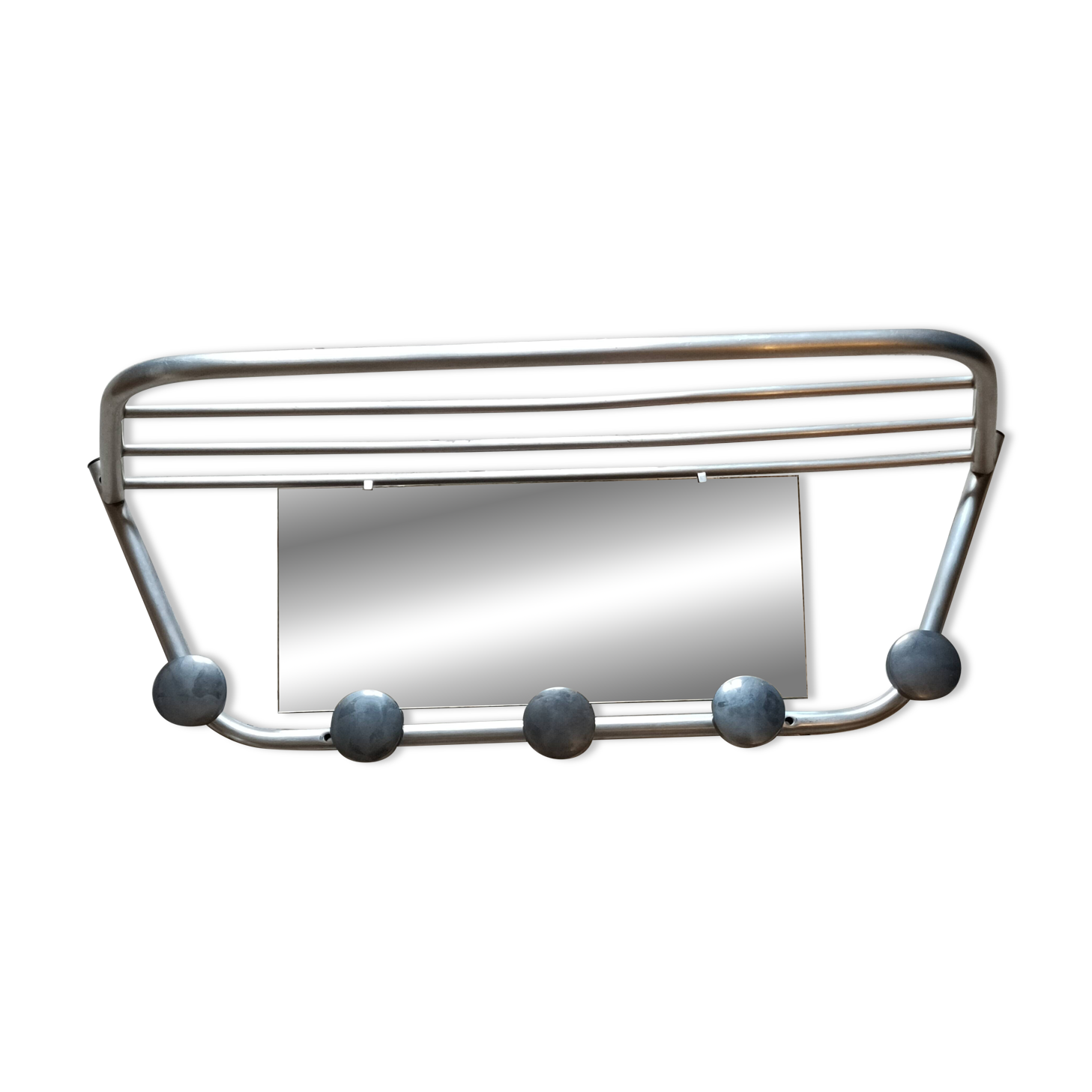 60s aluminum coat rack
