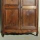 Louis XV wardrobe, solid walnut