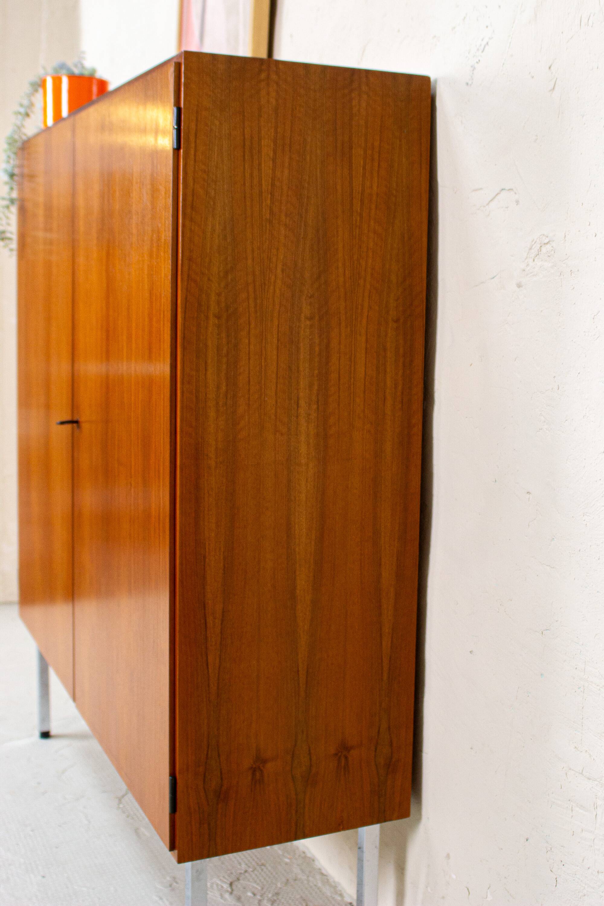 Buffet vintage commode sideboard highboard mid-century teck noyer