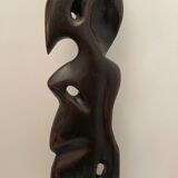 Abstract wooden sculpture 20th century