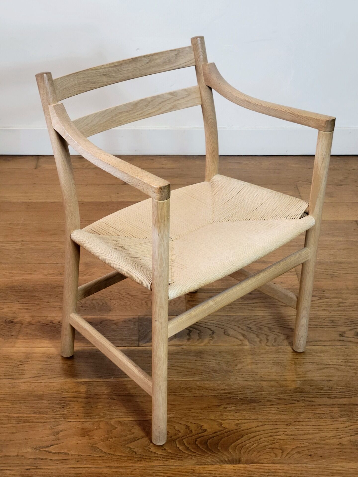 Ensemble de 6 chaises de salle à manger modèle CH46 et CH47 par Hans J. Wegner