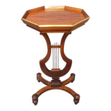 Small Lyre guéridon table, 19th century.