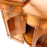 Buffet victorien unique en acajou flammé du XIXème siècle