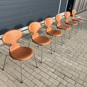 Fritz hansen ant chairs in cognac leather new!!