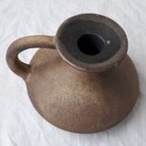 Ceramic candlestick signed