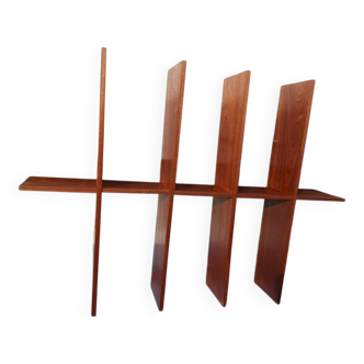 Small vintage teak shelf