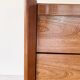 Commode moderniste années 70/80 en merisier plaqué