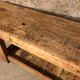Old carpenter's wooden workbench