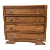 Art Deco chest of drawers, mustache feet