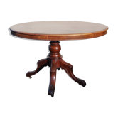 Table ovale en acajou