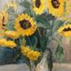 Peinture sur panneau bois : nature morte