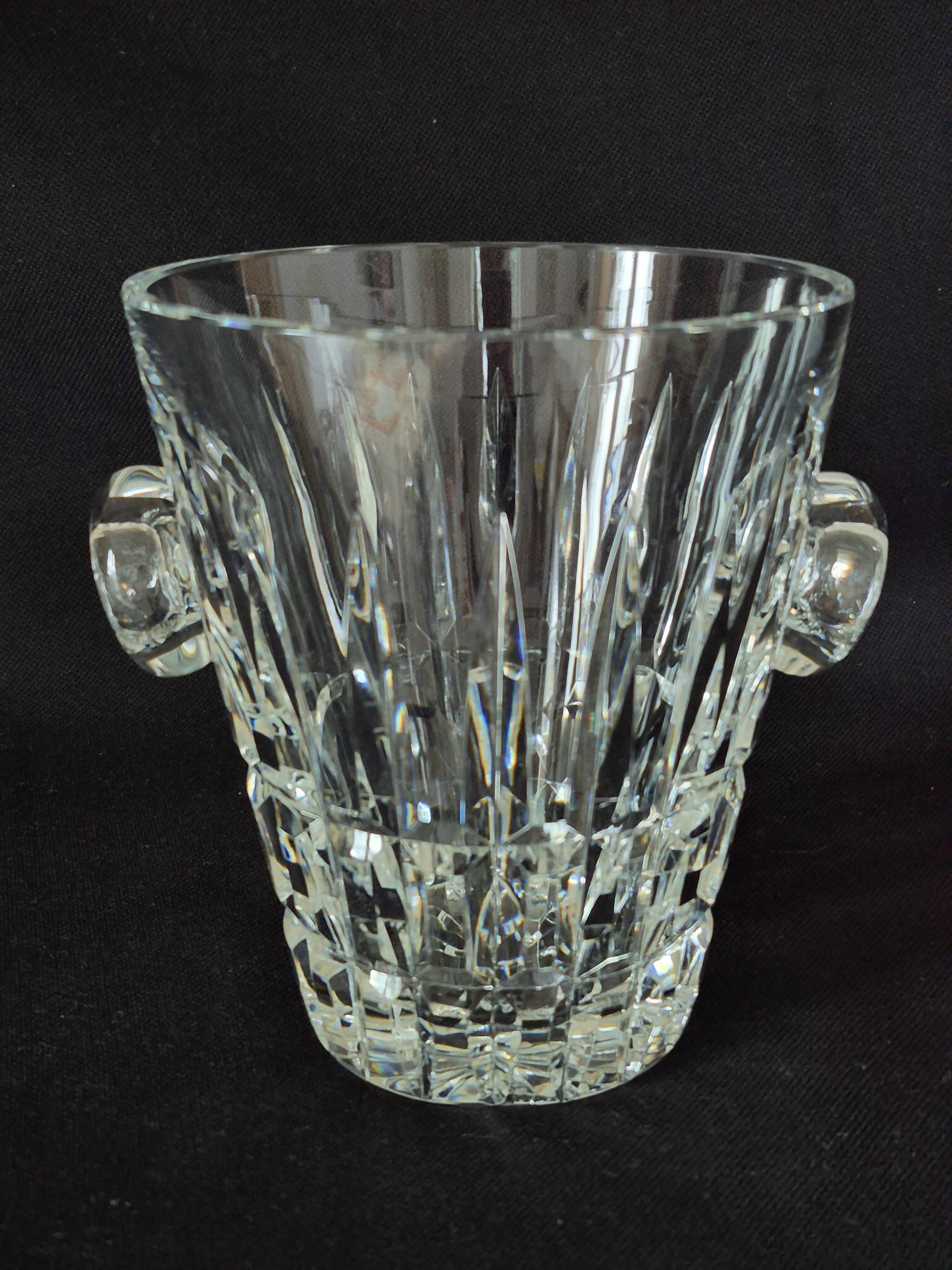 Saint Louis Manhattan A558 crystal ice bucket