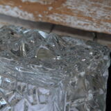 Rectangular wall, old thick glass ceiling, vintage