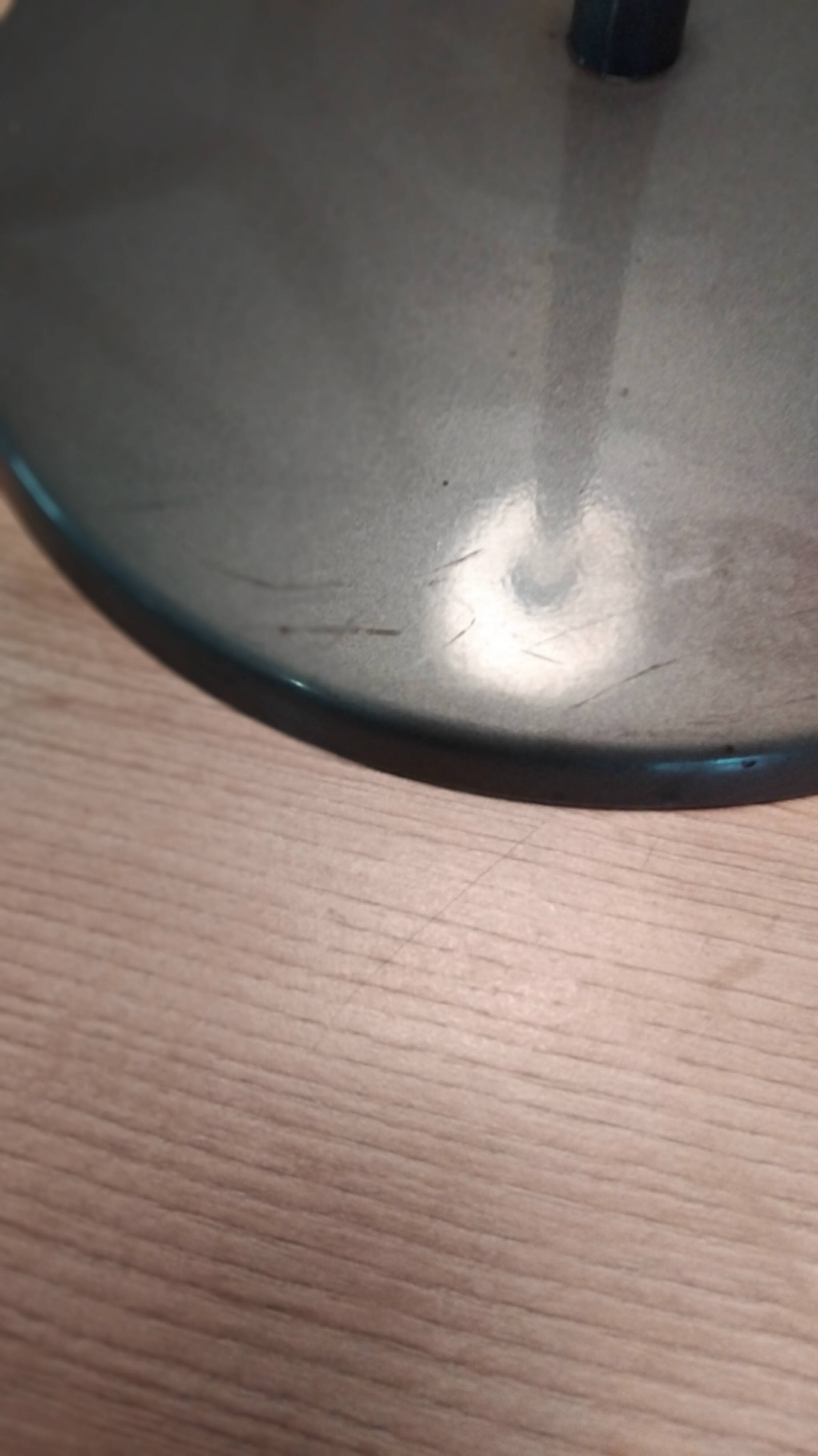 Vintage Mazda tulip glass desk lamp