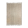 Beige jute and cotton rug 120 x 170 cm