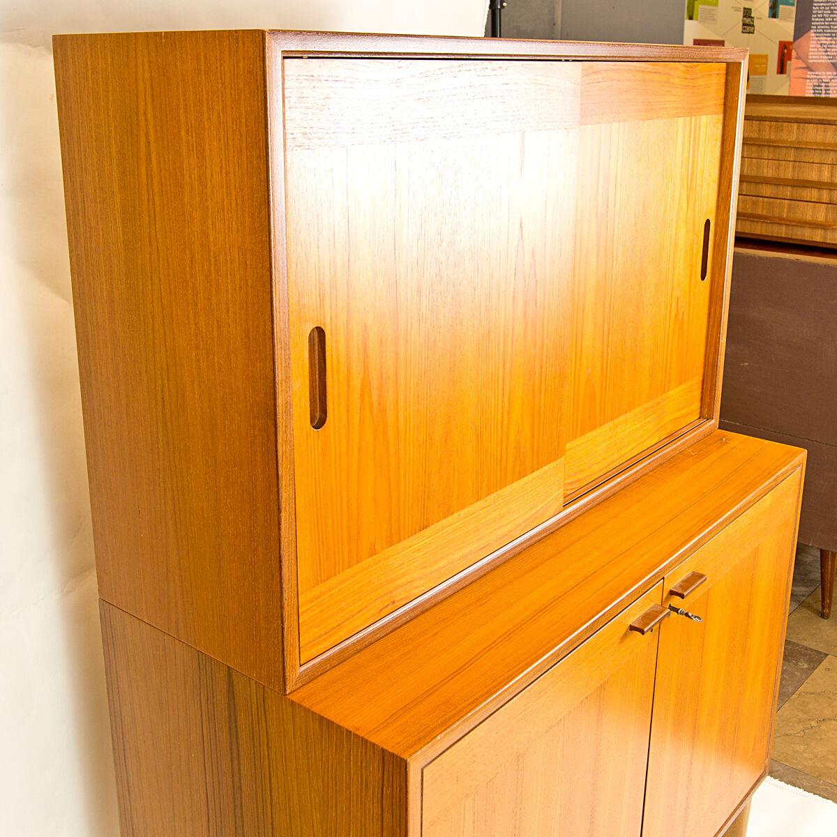 Wooden cabinet, Sweden, 60s