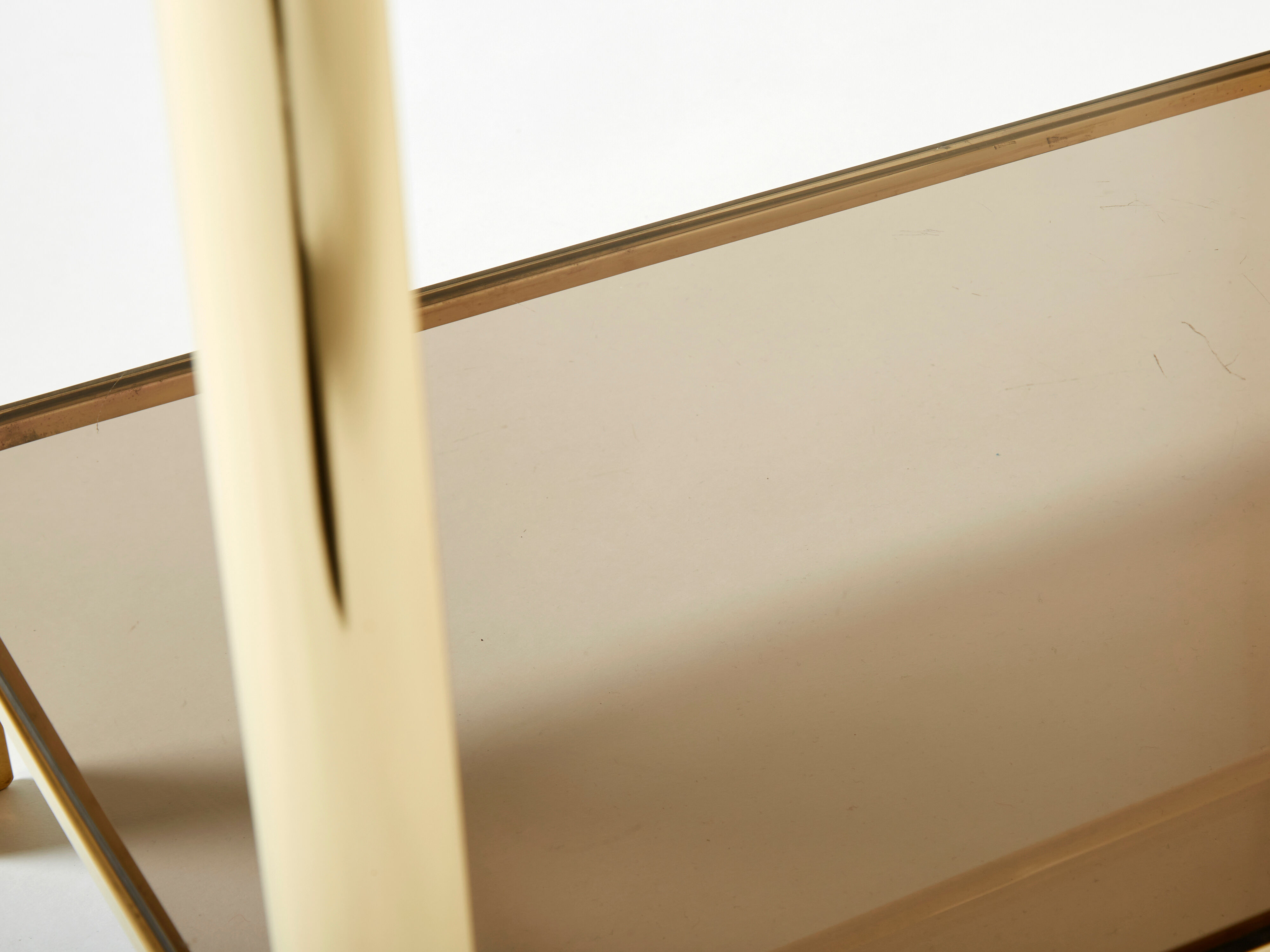 Bronze side table signed J.T. Lepelletier for Broncz circa 1960