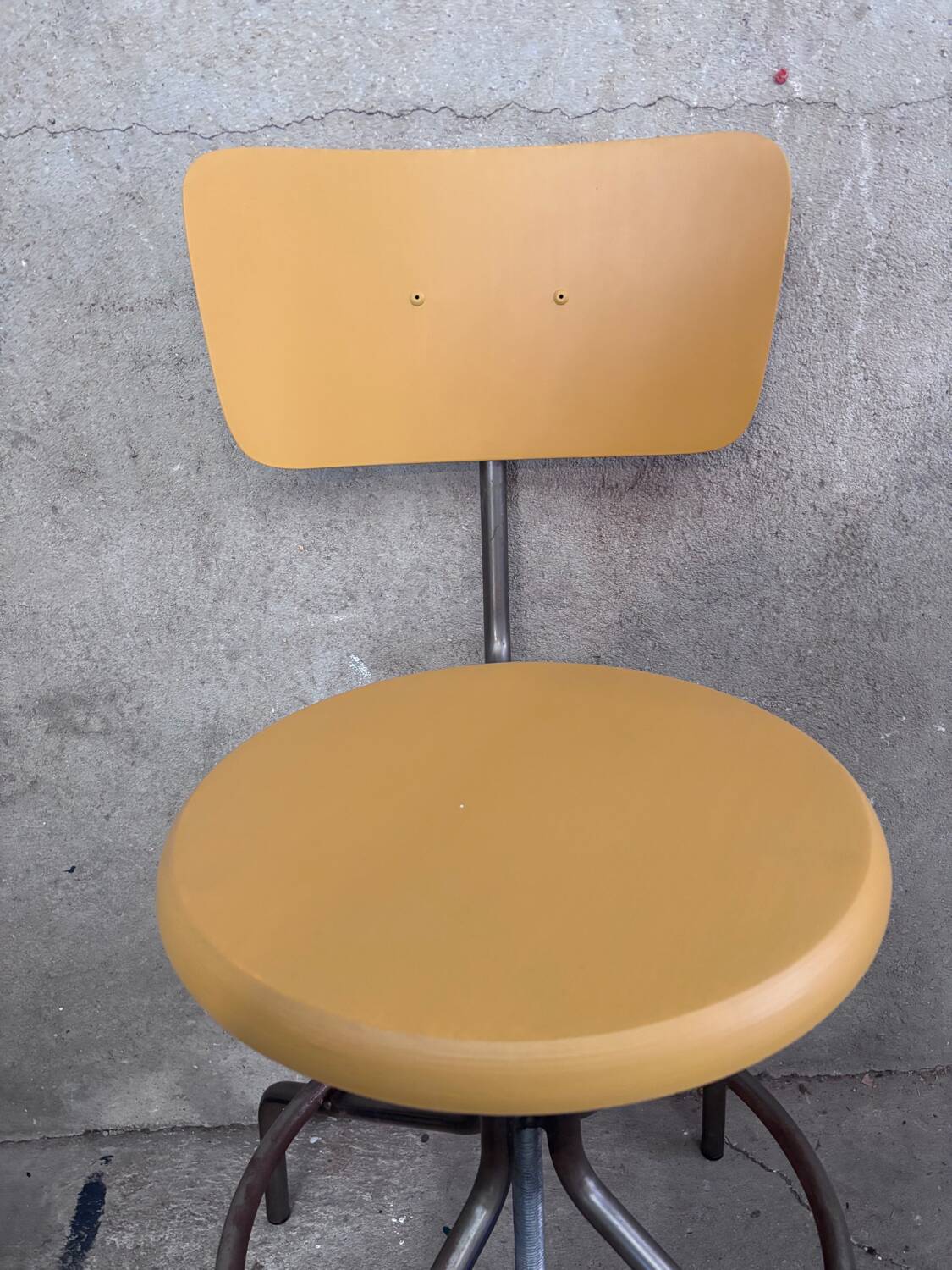 Authentic workshop chair modernised