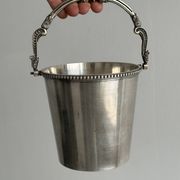 petit seau à glace métal argenté