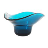Vide poche en verre bleu 1960
