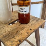 Old wooden painter's stool