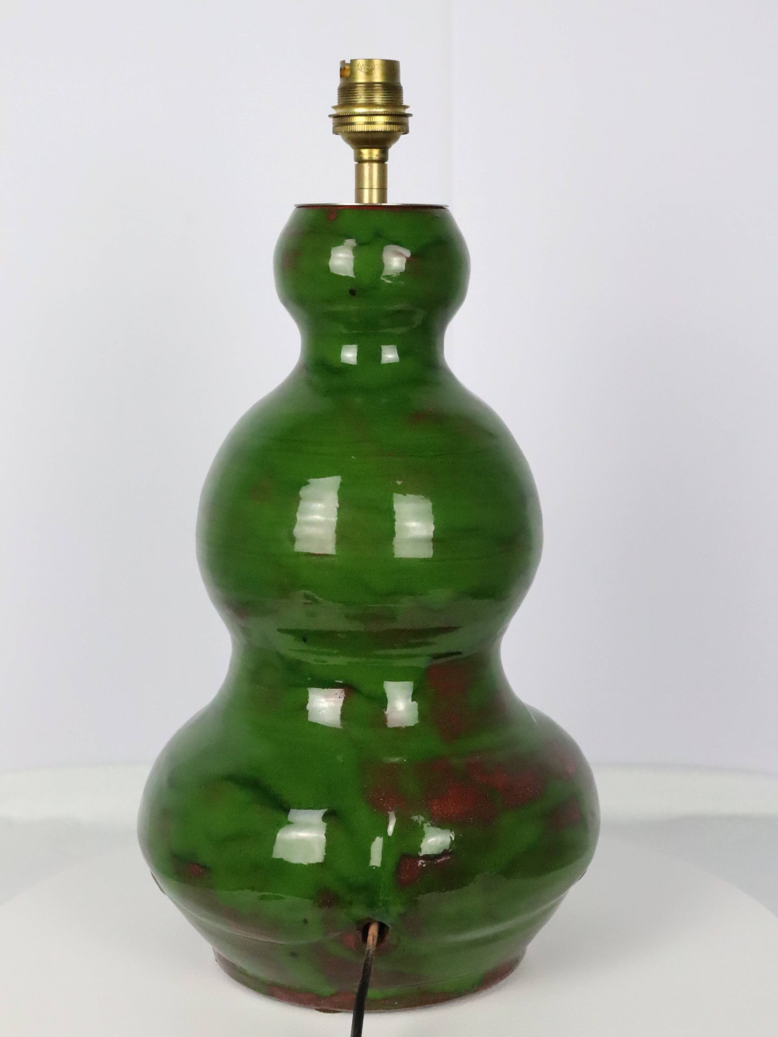 Michel Argans 1990 ceramic anthropomorphic lamp
