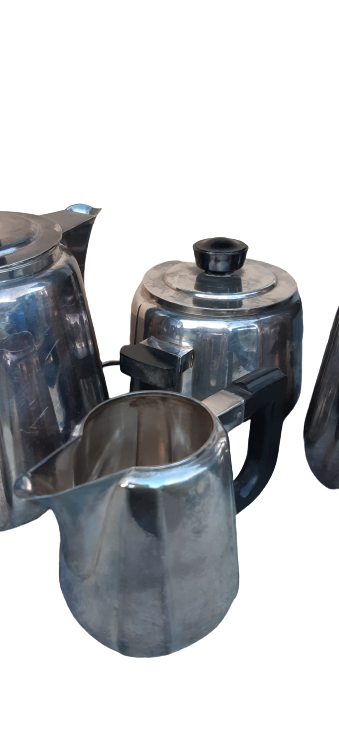 Silver metal tea/coffee set circa 1930 - Art Deco period - Christofle