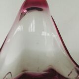 Coupe en cristal rose