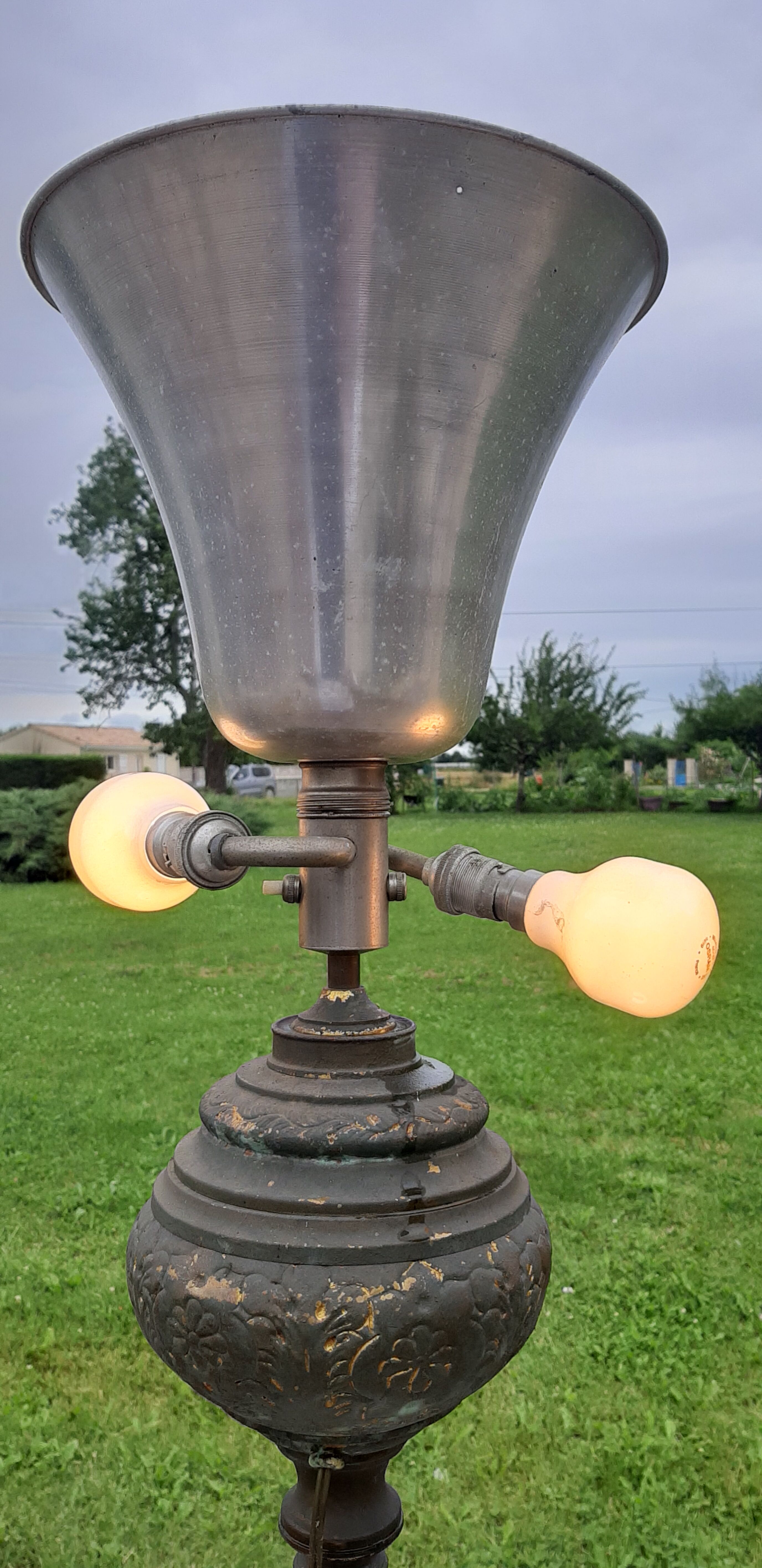 Vintage foot lamp from the 60s