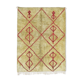 Modern Moroccan carpet green contemporary art 240x300cm