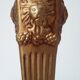 Golden ceramic candleholder