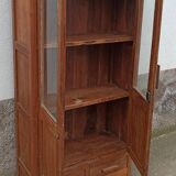 Old glazed teak cabinet