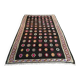Old Black Anatolian Oushak Kilim Rug