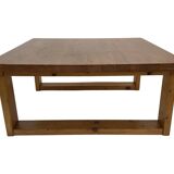Vintage coffee table pinewood minimalist 1960s