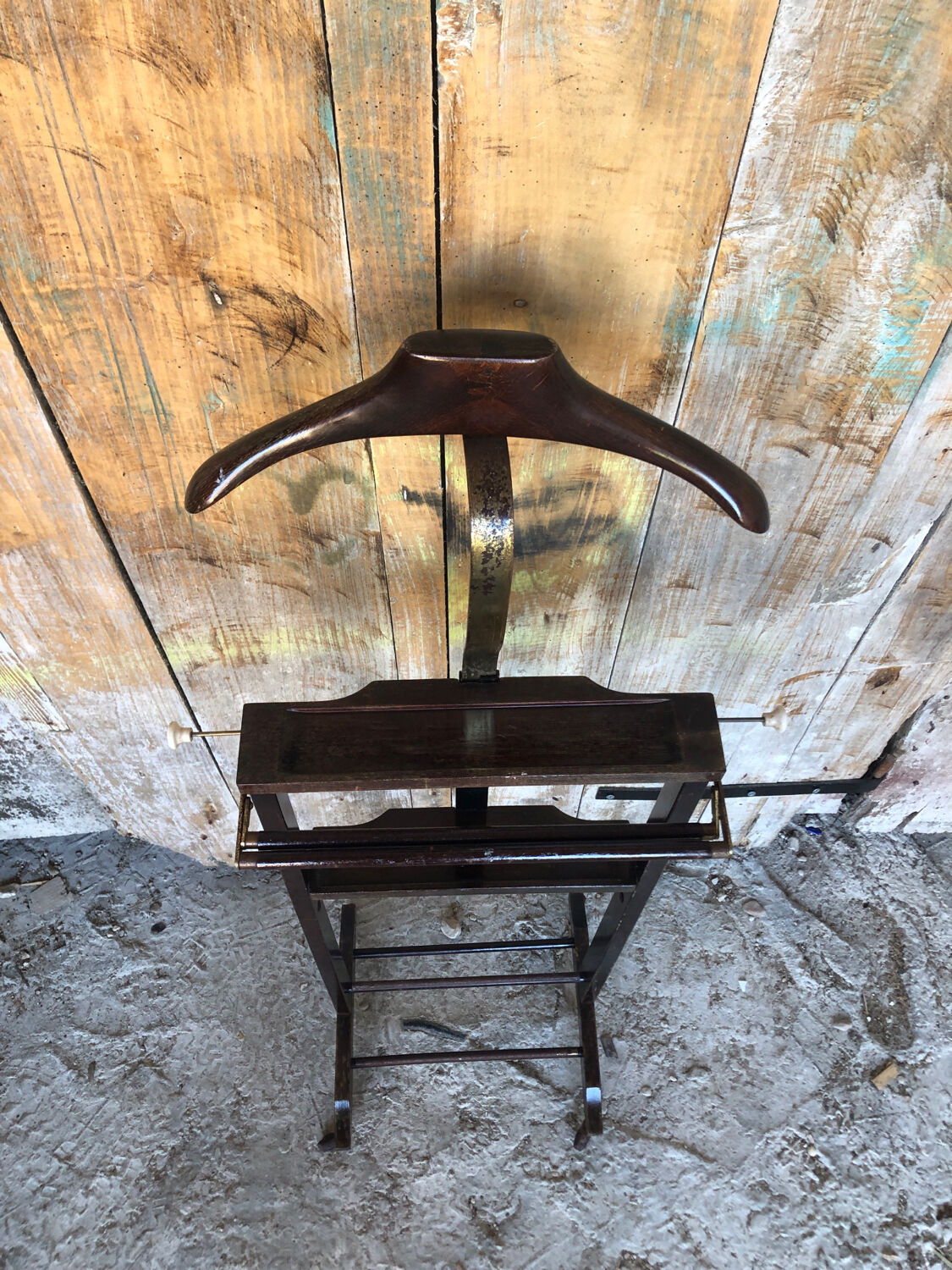 Valet wood made in italy vintage