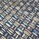 Table in rattan and vintage bamboo