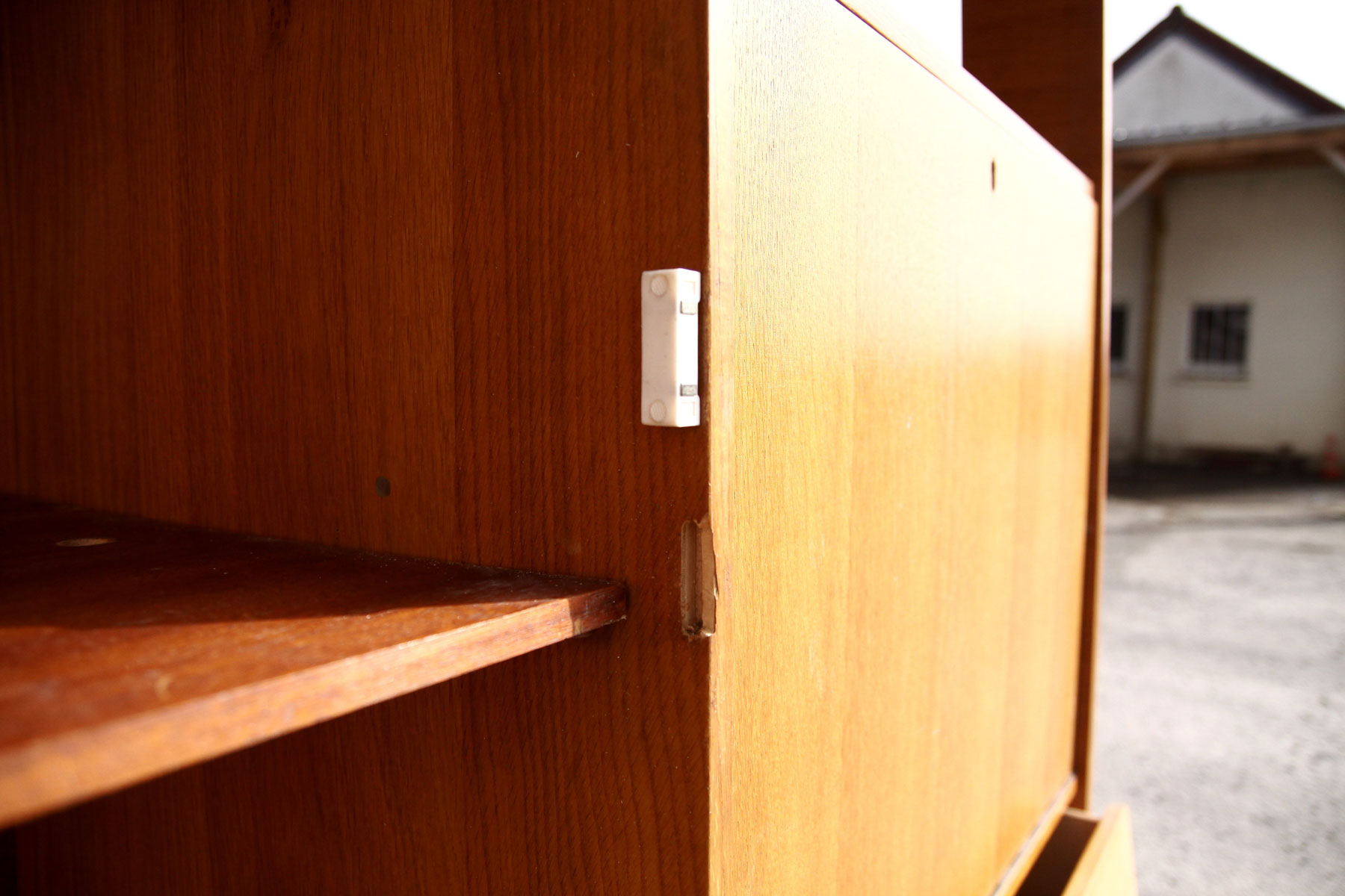 Vintage wardrobe compass feet