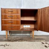 Scandinavian sideboard, vintage TV/hifi unit - 50s/60s - Scandinavian style
