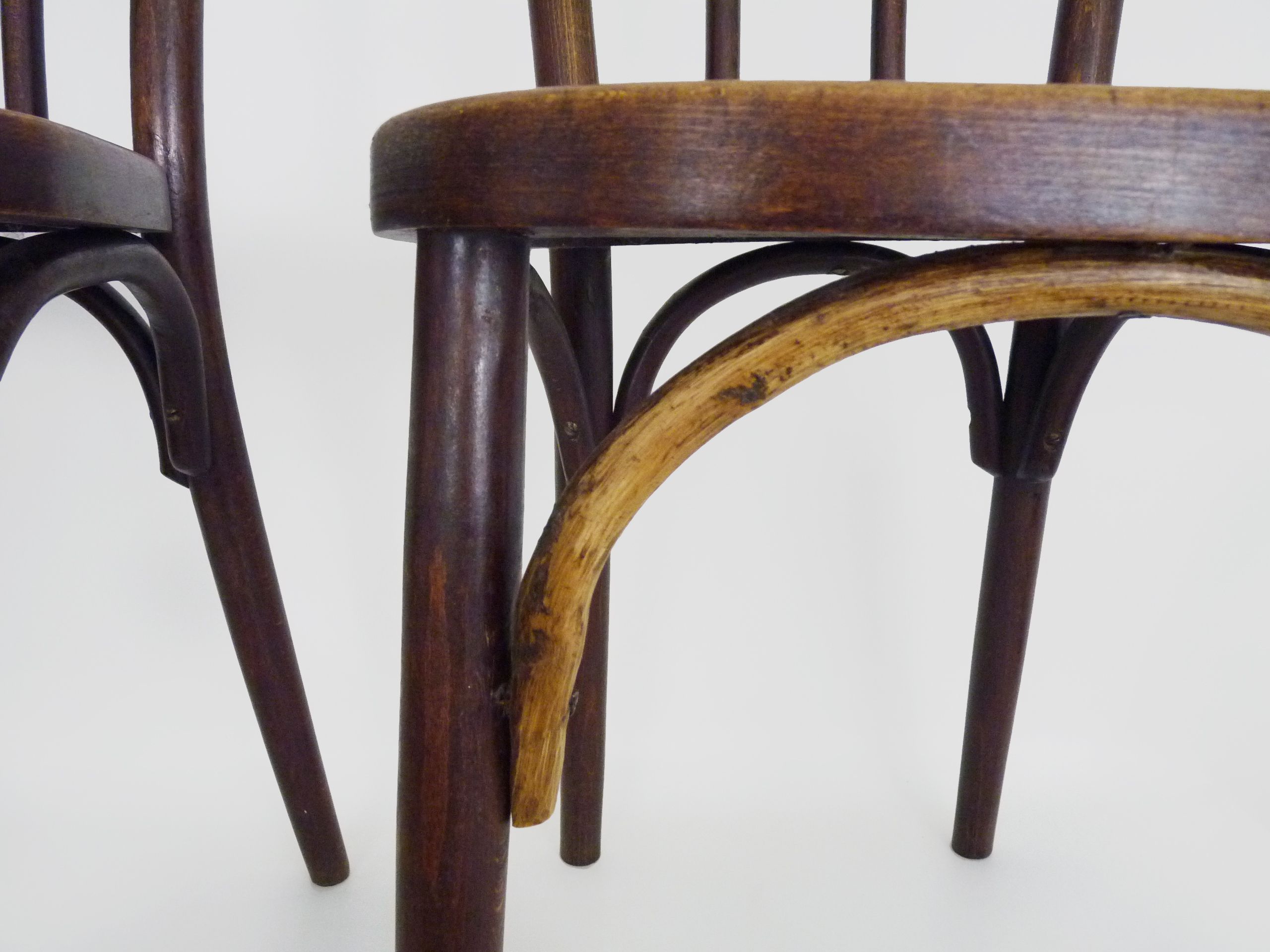 Pair of bistro chairs by Baumann furniture/Ducreuzet Montluçon. Year 30