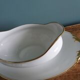 Betoule and Legrand Limoges porcelain sauceboat