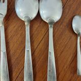 SFAM silver metal serving set for 2