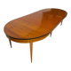 Extendable Biedermeier table in cherry wood, South Germany, 1880
