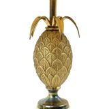 Lampe ananas en laiton de style Maison Charles Hollywood Regency