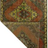 Tapis Anatolien Vintage Fait Main – Années 1950, 270x102 cm