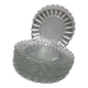 10 Duralex daisy glass dessert plates