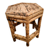Bamboo side table