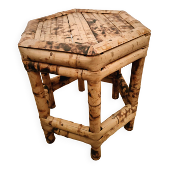 Bamboo side table